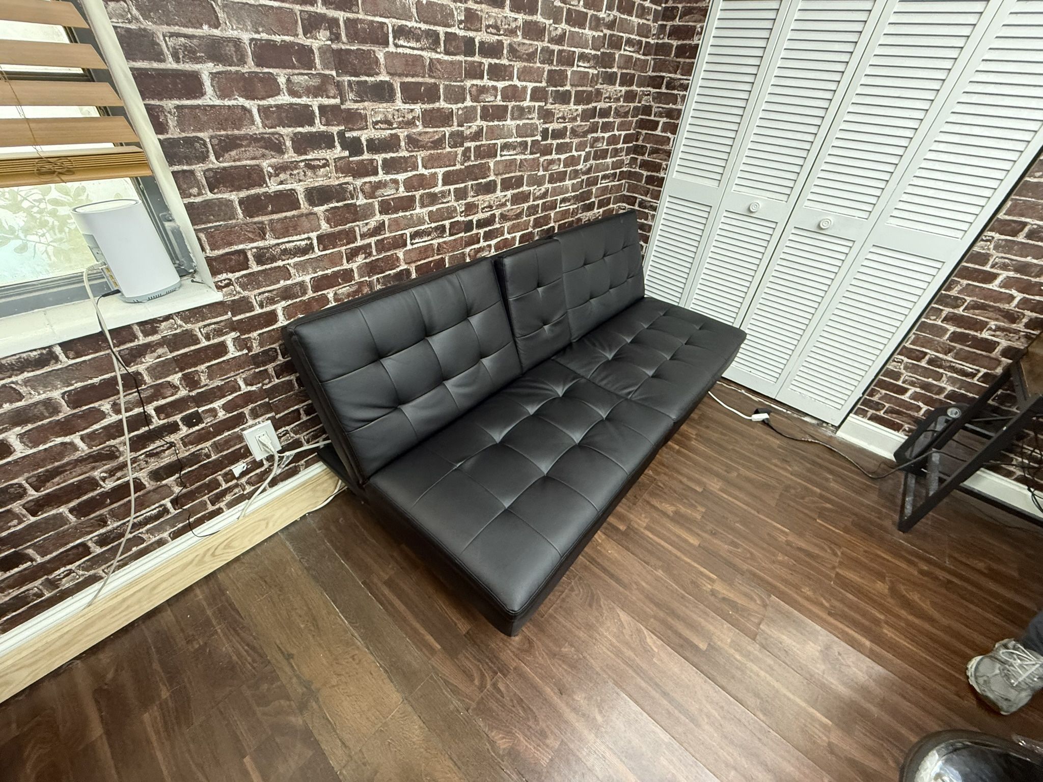 Leather Sofa Bed