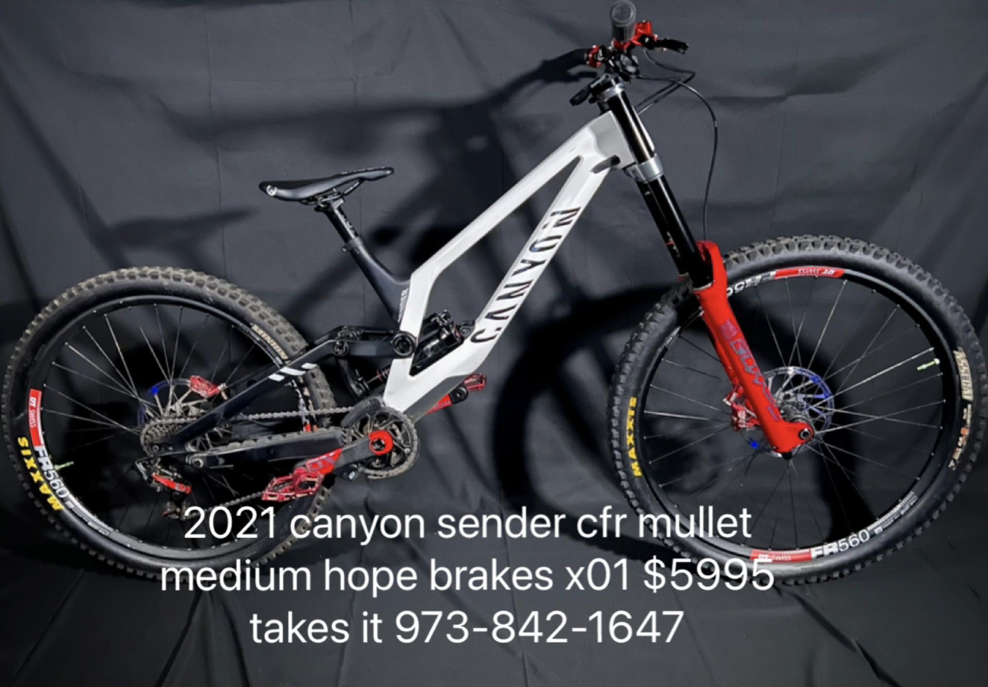 2021 Canyon Sender Cfr Downhill Mountain Bike Medium 