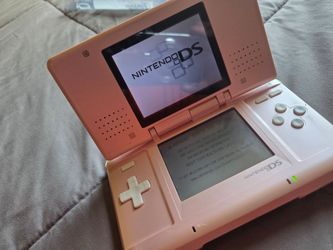 Nintendo ds pink plus pokemon gold version.