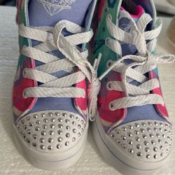 Pre-owned Sketchers Twinkle Toes Diamond Collection Size 1 