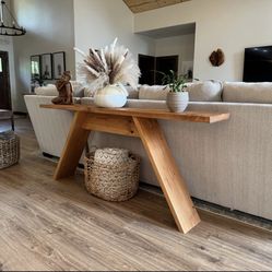 Genuine Wood Console
