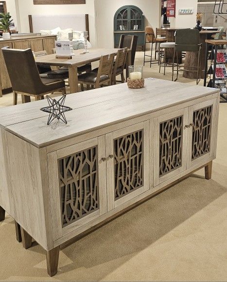 New Solid Wood Mid-century Modern Sideboard Cabinet OR TV Stand!