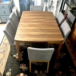 Mid Century Table & 6 Chairs