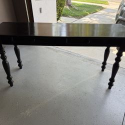 Wood Console Table 