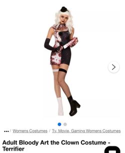 Adult Bloody Art the Clown Costume - Terrifier