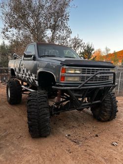 Lifted Chevy OBS Pickup Mud Truck