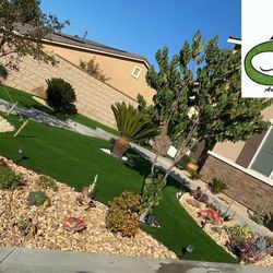 Synthetic Turf And Concrete