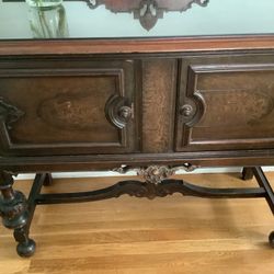 Antique Side Buffet Table…