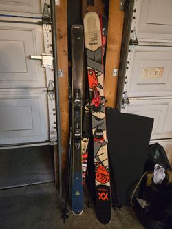 Skis and poles for sale!