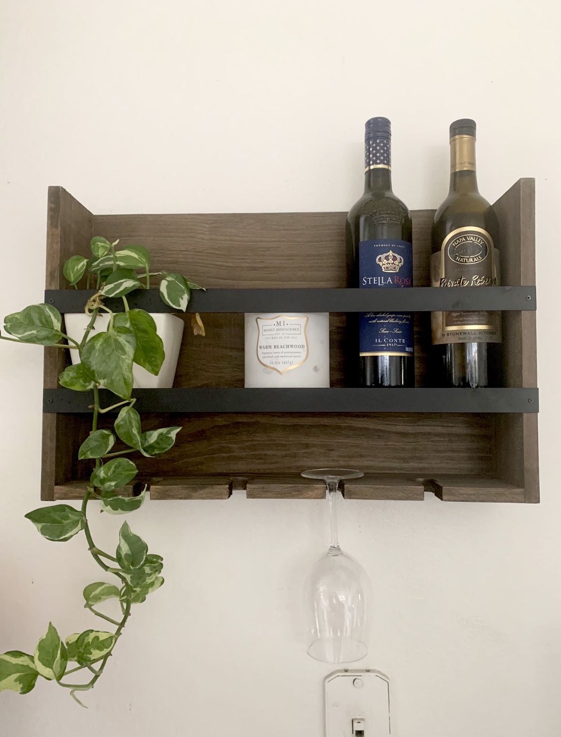Wine & Glass Holder 