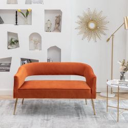 Velvet Loveseat Sofa