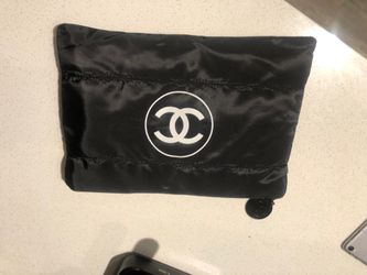 NEW CC Black Zip Pouch/Toiletry Bag