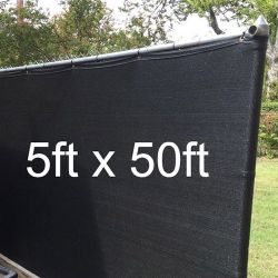 (NEW) $40 Privacy Fence 5x50ft Wall Cover for Garden Wall Yard, 3 colors