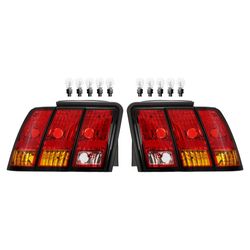 99-04 Ford Mustang Amber Cobra Tail Lights