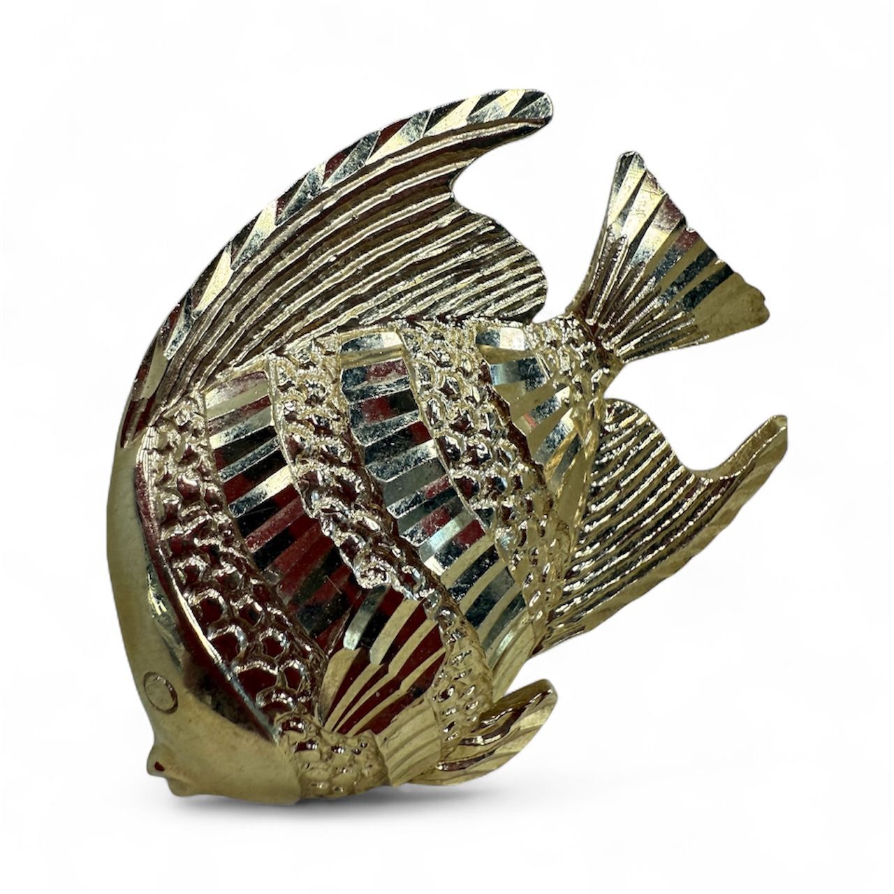 14k Angelfish Pendant