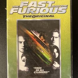 The Fast and the Furious (DVD, 2001) Paul Walker, Vin Diesel New Sealed
