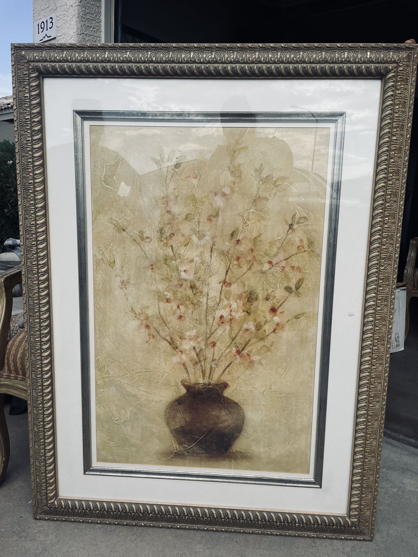 White Blossoms Framed Print