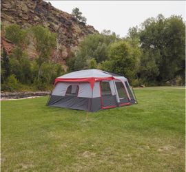 Ozark Trail 12-Person Cabin Tent, with Convertible Screen Room