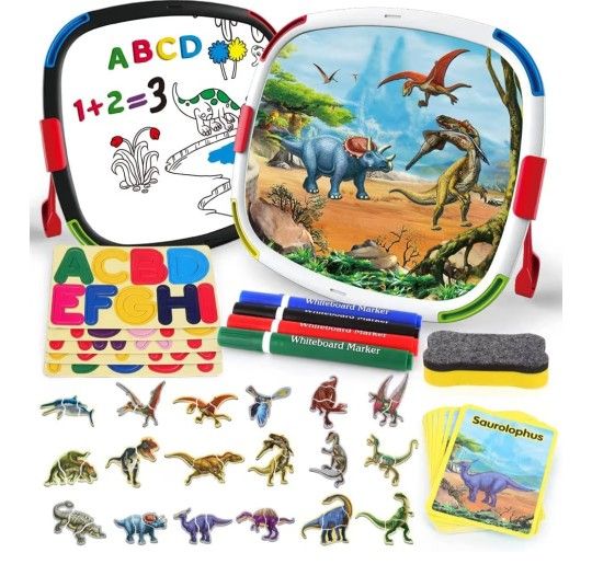 Magnetic puzzle & Drawing board