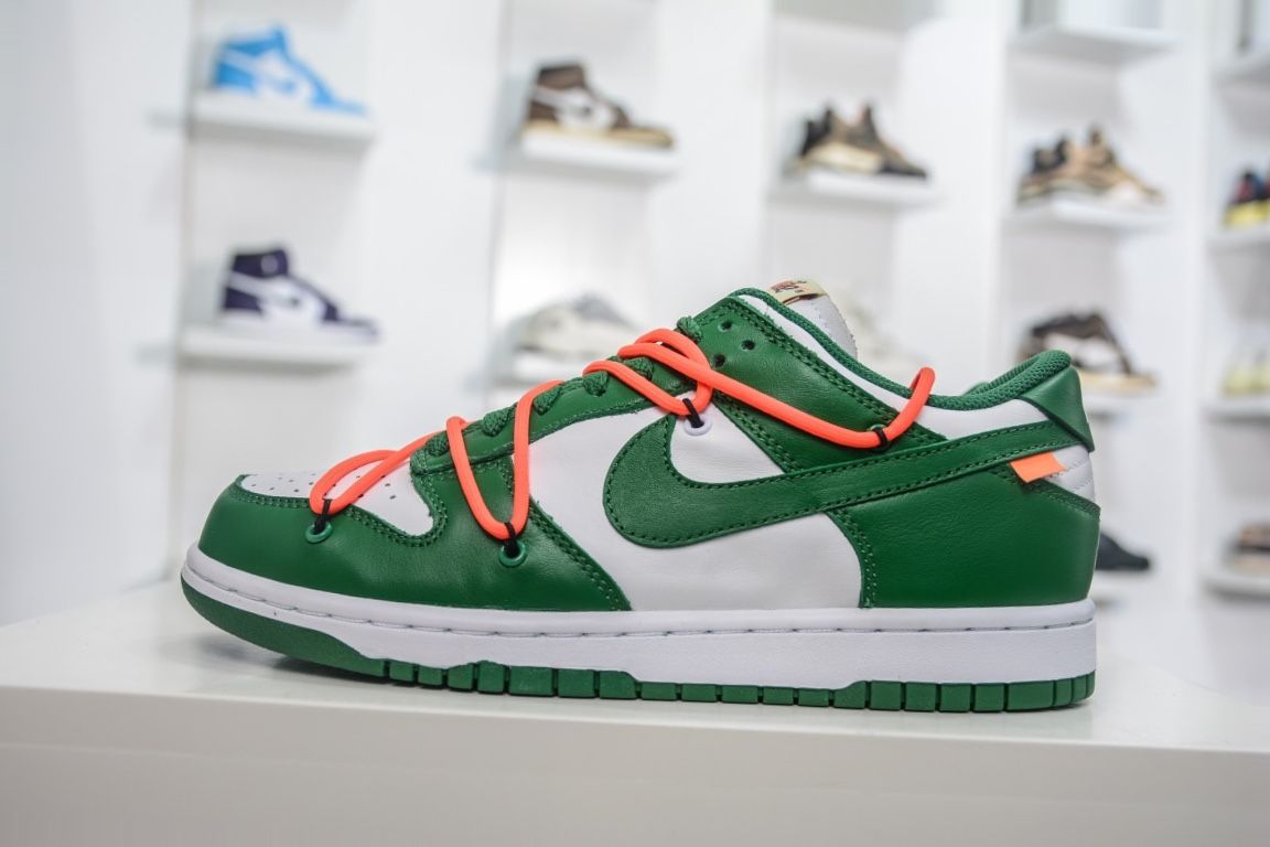 Nike Dunk Low Off White Pine Green 65 