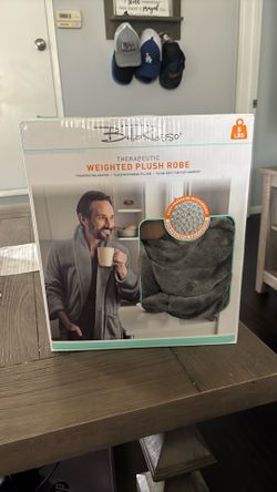 Bella Russo Therapeutic Weighted Plush Robe – Gray |
