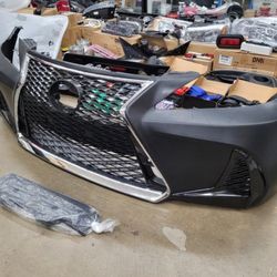06-13 Lexus IS250 IS350 Upgrade to 2017 IS F Sport Style Front Bumper Cover