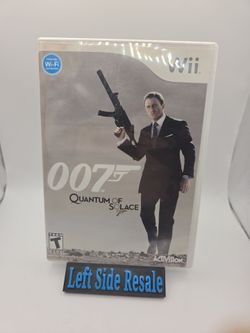 007 Quantum Of Solace ( Nintendo Wii , 2008 ) - CIB -