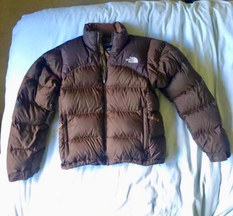 Brown The Northface down jacket women’s size small