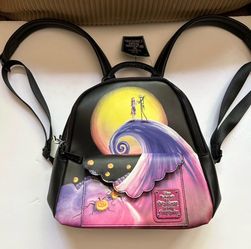 NEW Loungefly Disney The Nightmare Before Christmas Spiral Hill Backpack