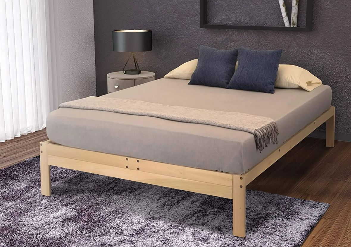 Almost New Nomad Platform Bed with Rolling Drawers - 1.91m x 1.22m (Full Size)