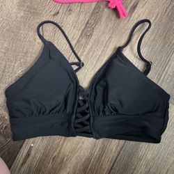 Brand New Cross Cross Bathing Suit Top Black Size Small $8 