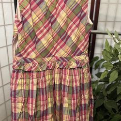 J Crew Multi Colored Dress Size 10