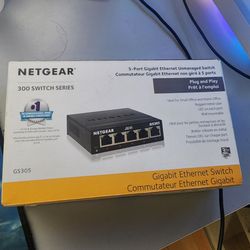 Netgeae Ethernet Switch 5 ports