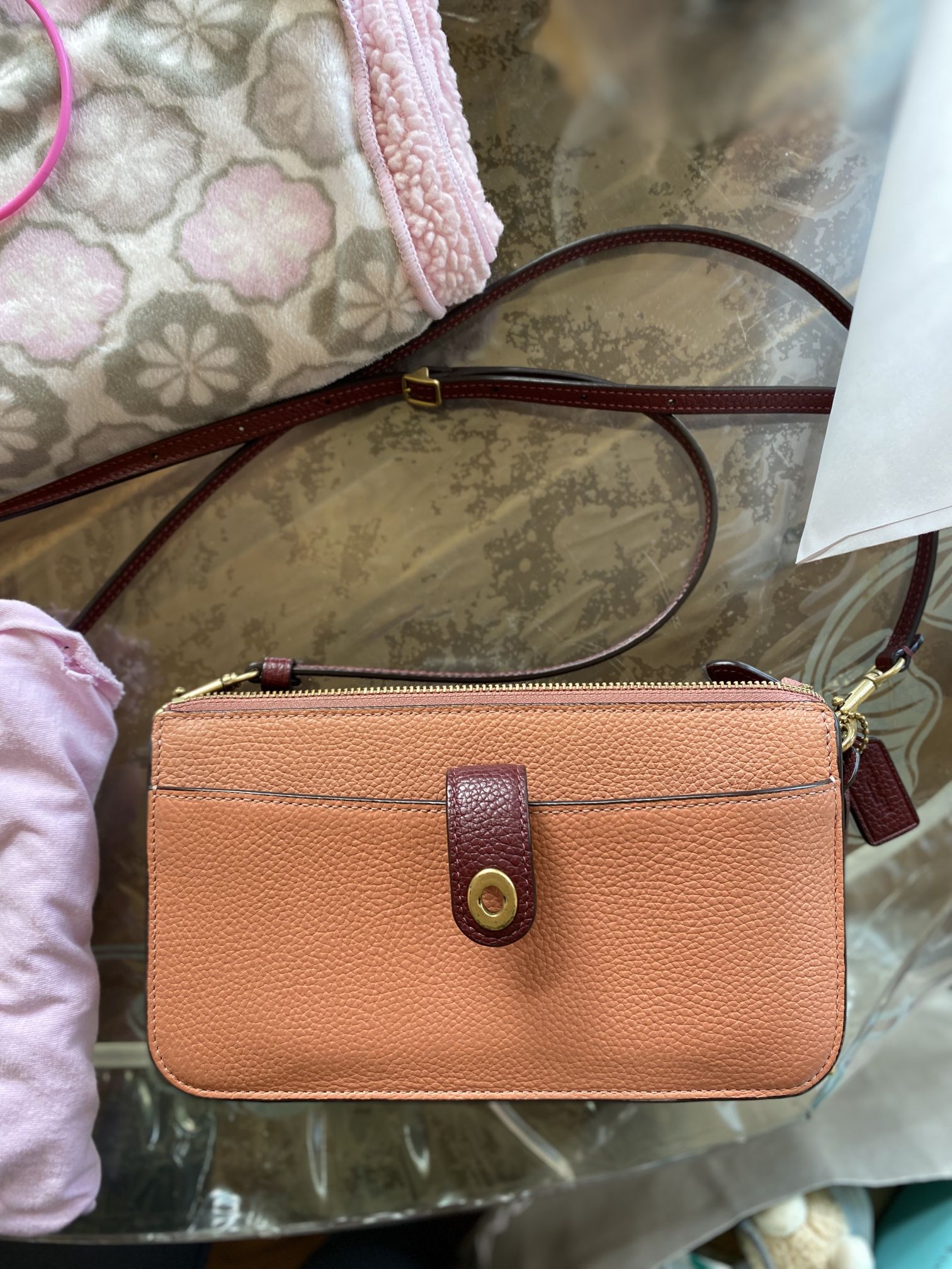 Coach Crossbody Bag with Matching Wallet