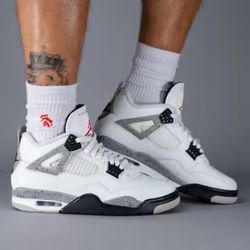 Jordan 4s White Cement 