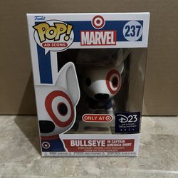 Funko Pop Target Bullseye As Captain America D23 Exclusive 