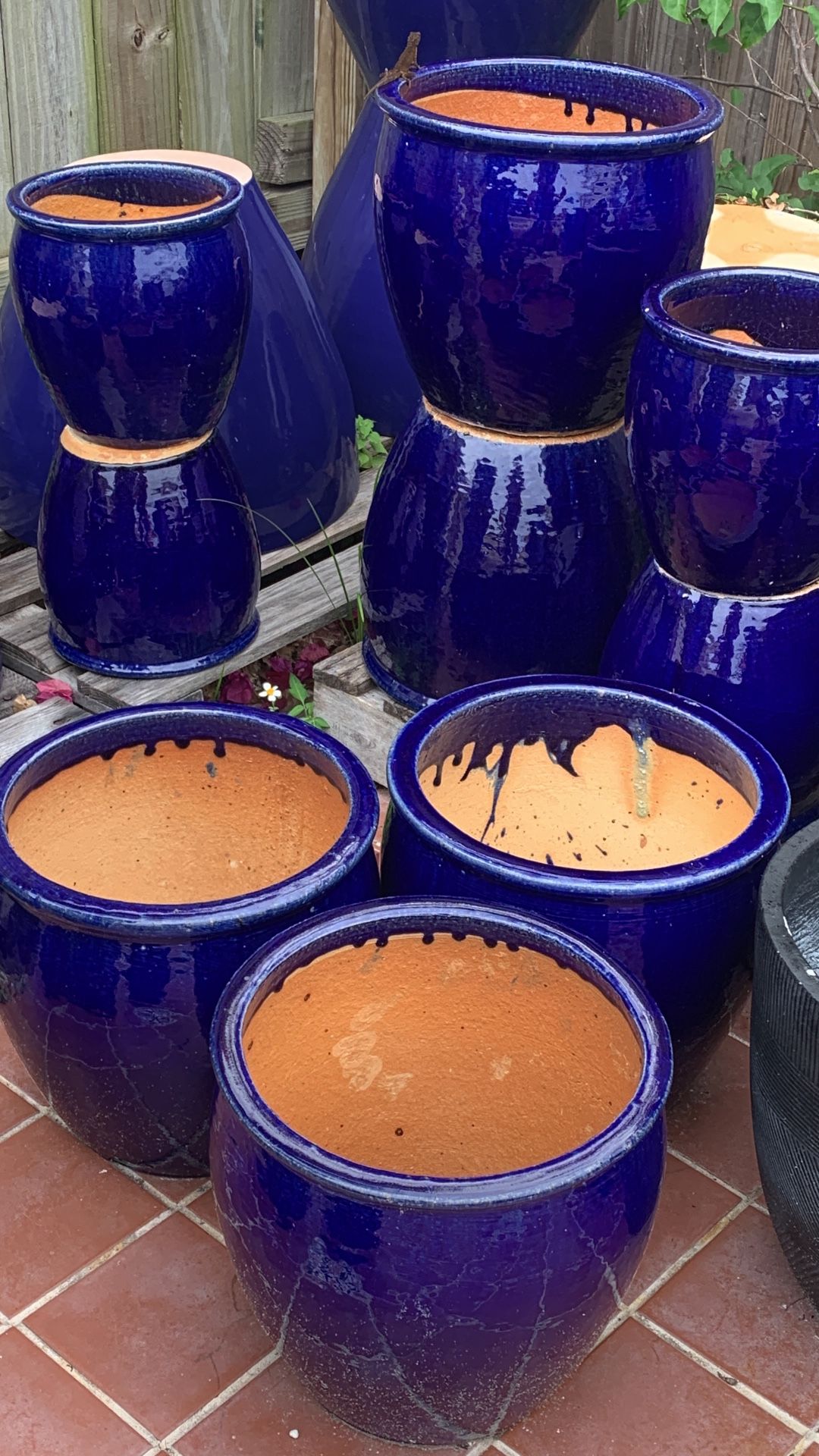 Glazed Ceramic Pots Planters