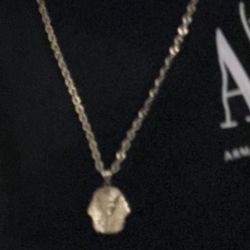 Mummy Pendant And Necklace 10k 
