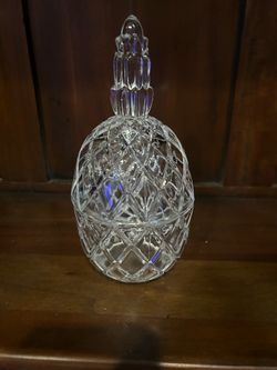 Glass Pineapple candy dish