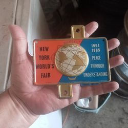 Old License Plate Topper Nice Car Accessories 