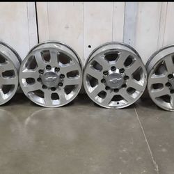 Winter Set! 18" Factory Chevy/GMC 2500 HD Wheels | $450 OBO