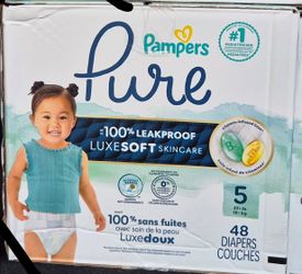 Pampers Pure Diapers Size 5 48 ct