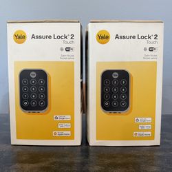 Yale - Assure Lock 2 Touch - Fingerprint with WIFI version.   Smart Lock Wi-Fi Deadbolt with Touchscreen Keypad | Fingerprint Access