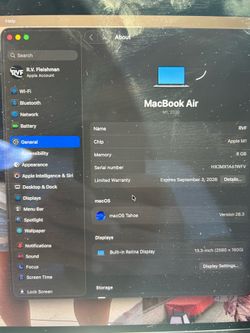 Mackbook air 2020
