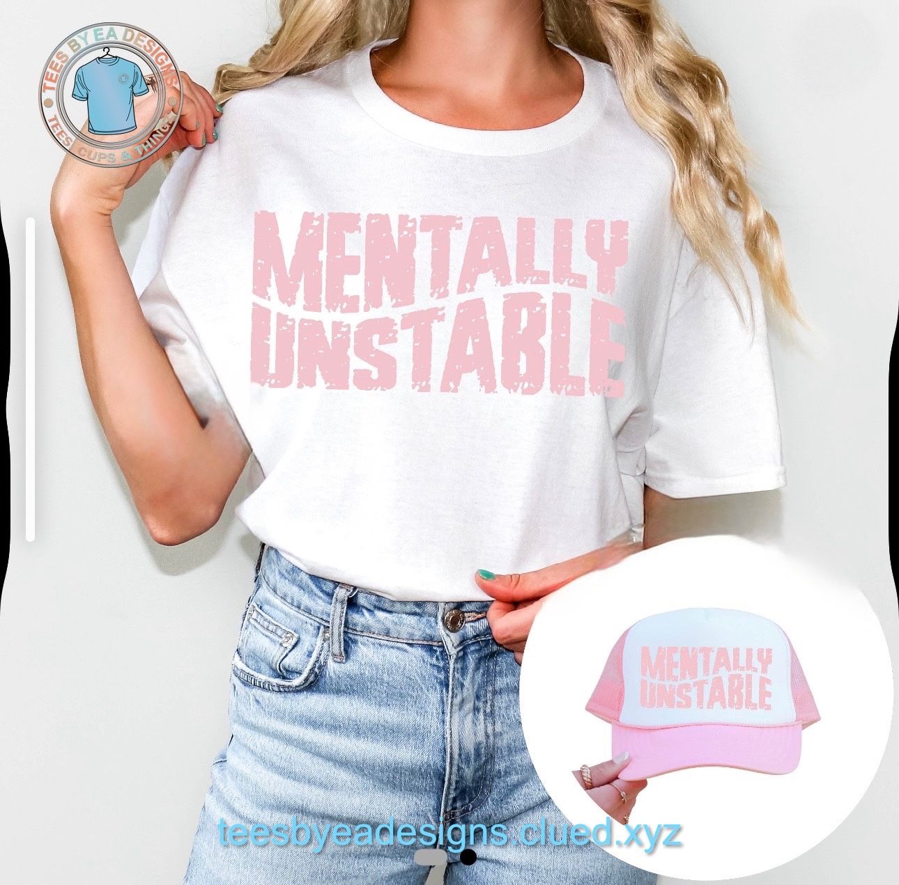 Mentally Unstable Tee & Hat Set – Zero Chill