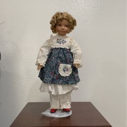 Shirly Temple Porcelain Doll