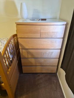 IKEA MALM 6-Drawer Tall Dressers