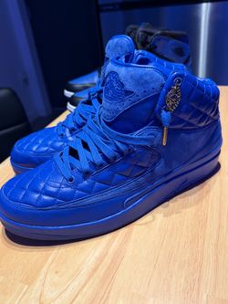 Air Jordan 2 Don C Just Don Blue Sneakers