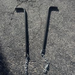 Heavy Duty Trailer / Tow Chain Brackets (Pair)