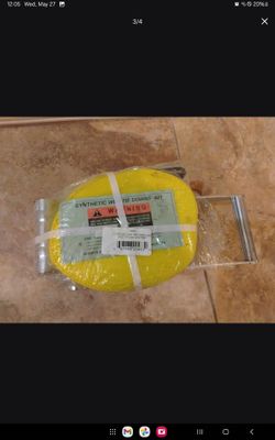Lift-All 3" X 30' FLAT HOOK 15K LOAD HUGGER POLY TIEDOWN with RATCHET - 20483